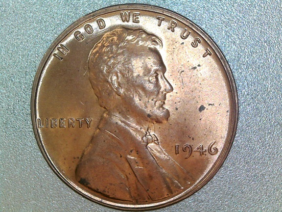 CRH-1946-P-LWC-Obverse/Reverse-Die-Clash.